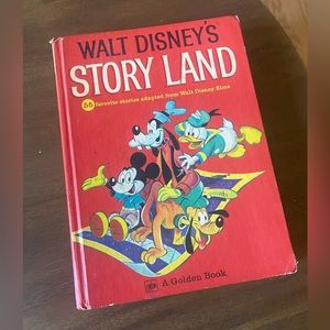 Vintage 1970s Walt Disney’s Storyland Hardcover Book
